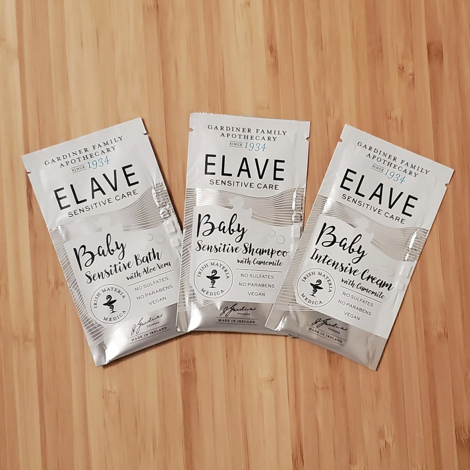 Elave Baby Trio Sample Sachets (Reward)