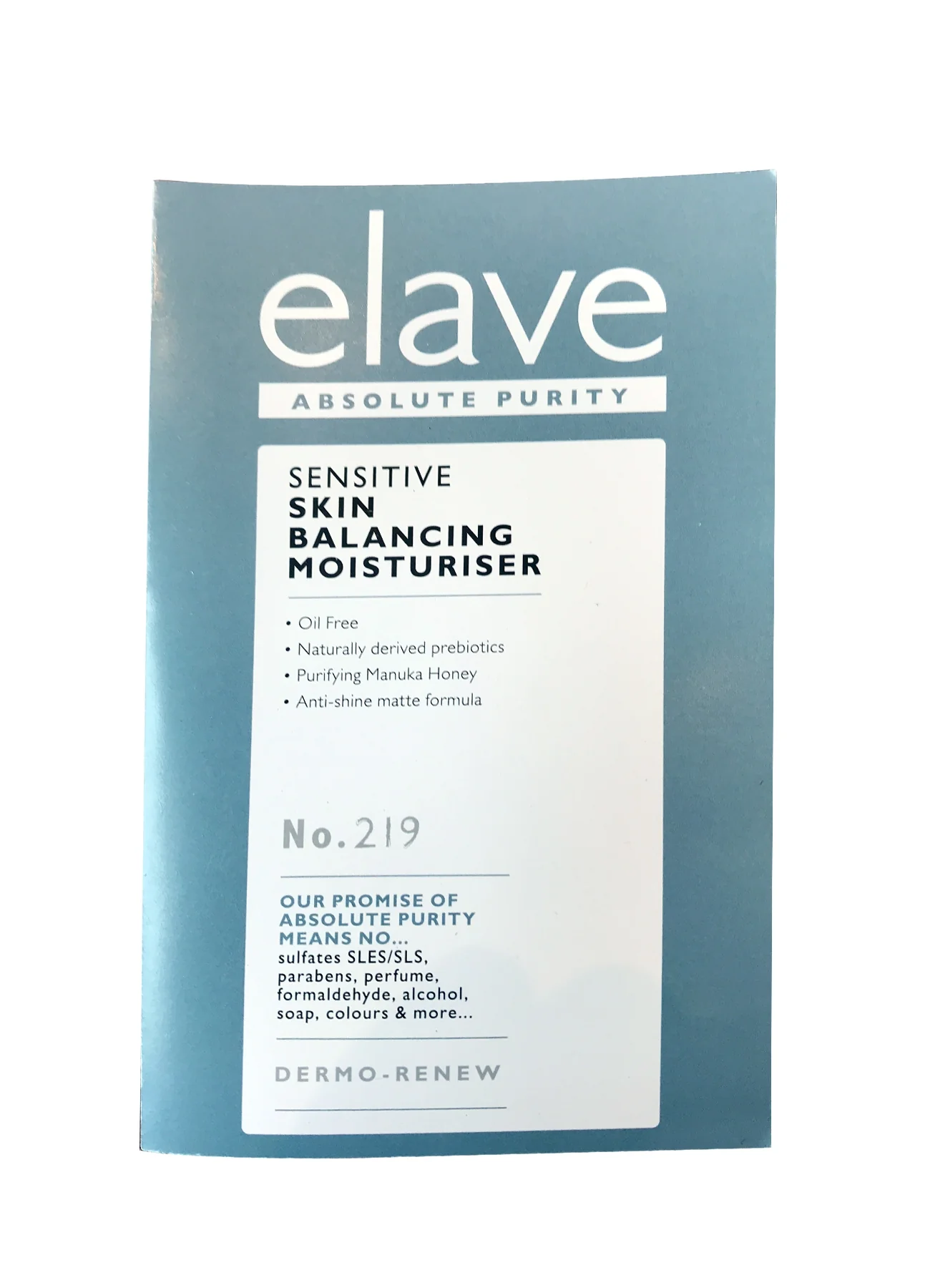 Elave Oil-Free Skin Balancing Moisturiser Sample 1 Elave Oil-Free Skin Balancing Moisturiser Sample