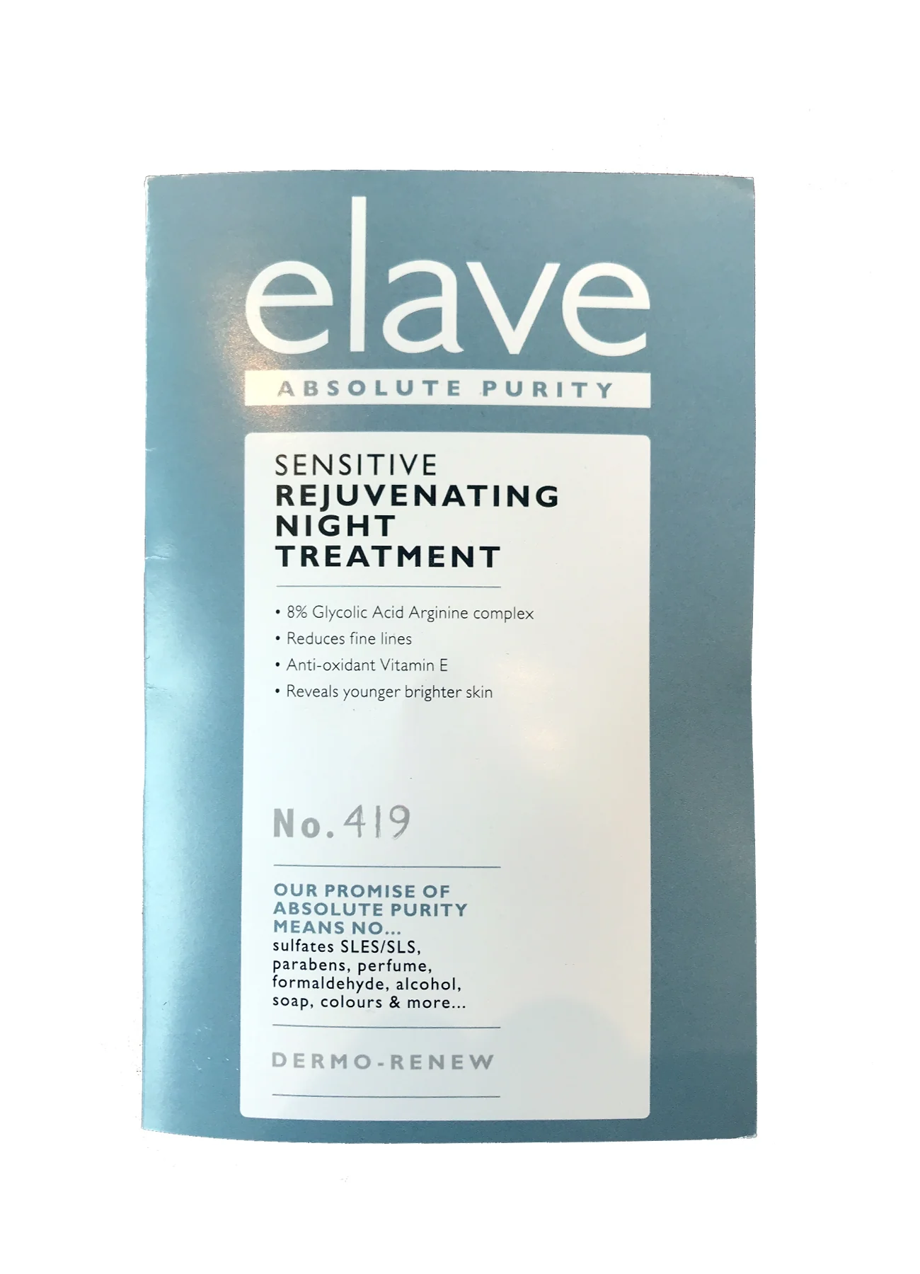 Elave Rejuvenating Night Treatment Sample